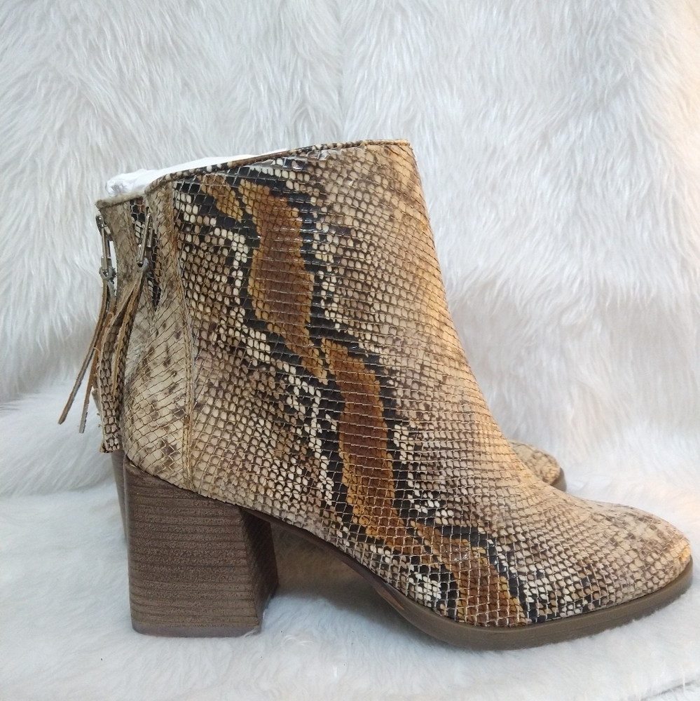 βπΌ On Hold βπΌ Golo Snake Print Leather Bootie - Picture 4 of 9